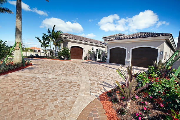 Cobblestone Driveway Pavers in Rural Retreat, VA